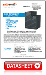 Datasheet for SDC Tower HV 6-20KVA